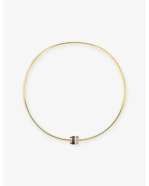 Boucheron Quatre Classique 18Ct- - - Pvd And 0.32Ct Diamond Necklace - Metallic