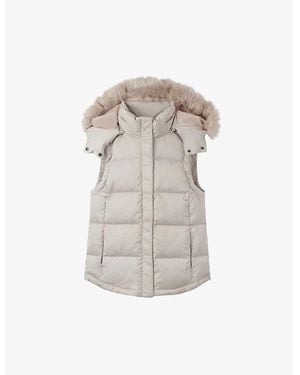 The White Company Padded Shell-down Gilet - Multicolour