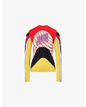 Jean Paul Gaultier The Junior Body Map Woven Tank Top - Red