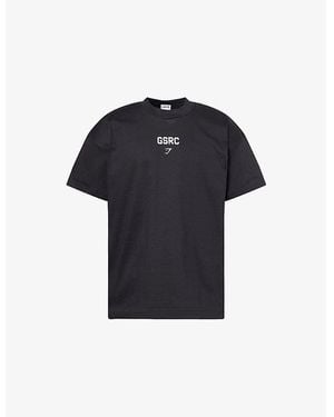 GYMSHARK Gsrc Oversized-Fit Cotton T-Shirt - Blue