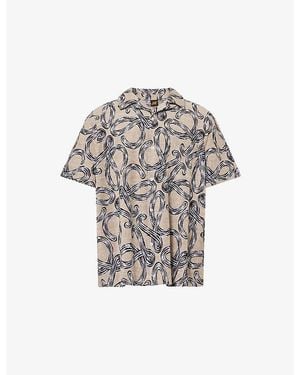 Loewe X Paula's Ibiza Monogram Cotton-Blend Shirt - Grey