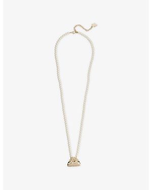Weekend by Maxmara Pasticcino Pendant Necklace - White