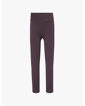 WE Are Tala Dayflex High-Rise Slim-Fit Nylon-Blend Jersey Leggings - Purple
