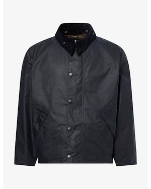 Barbour Transport Waxed-Cotton Jacket - Black