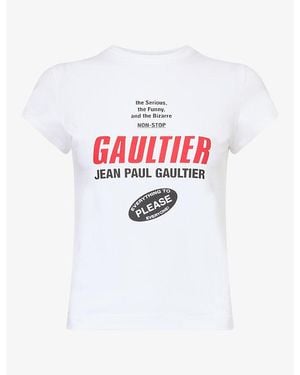 Jean Paul Gaultier The Gaultier Logo-Print Baby Cotton T-Shirt - White