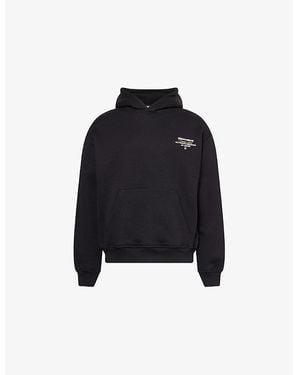 The Couture Club Graphic-Print Long-Sleeve Cotton Hoody - Black