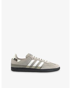 adidas Samba Og Suede And Woven Trainers - White