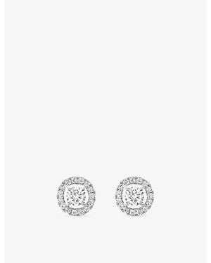 Messika Joy 0.10Ct Diamond And Stud Earrings - White