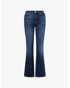 7 For All Mankind The Leggy Bootcut Stretch-Denim Jeans - Blue