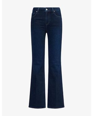 PAIGE Laurel Canyon 32In High-Rise Bootcut Jeans - Blue