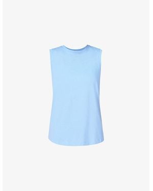 Sweaty Betty Essential Sleeveless Stretch-Woven Tank Top - Blue