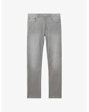 Reiss Picton Slim-Fit Stretch-Denim Jeans - Grey