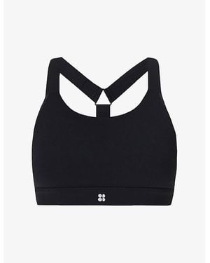 Sweaty Betty Power Medium Support Seam-Free Sports Bra - Black