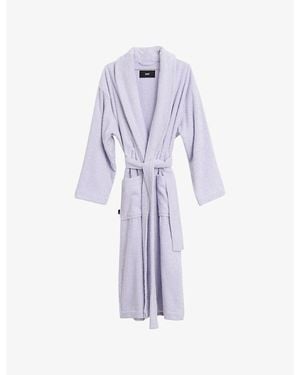 Hay Mono Terry-Cotton Bathrobe - Blue