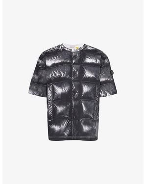 Moncler Genius Moncler X A$Ap Rocky Printed Cotton-Jersey T-Shirt - Blue