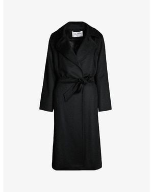 Max Mara Manuela Icon Wool Coat - Black