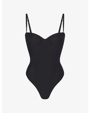 Skims Body Underwired Thong Bodysuit - Black