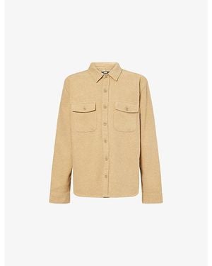 PAIGE Seymore Patch-Pocket Cotton Overshirt - Natural