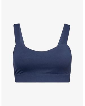 Sisterly Tribe Softsculpt Sweetheart Sports Bra - Blue