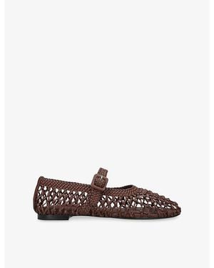 Simon Miller Knotted Riad Woven Ballet Flats - Brown