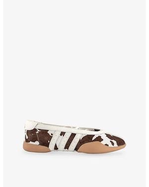 adidas Taekwondo Mei Pony-Hair Ballet Flats - Multicolor