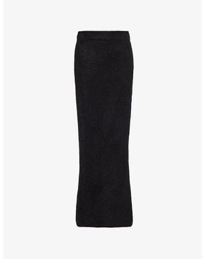 Entire studios High-Waits Tube Stretch-Knit Maxi Skirt - Black