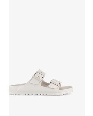 Birkenstock Arizona Two-Strap Rubber Sandals - White