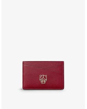 Cartier Panthère Graphique De Leather Card Holder - Red