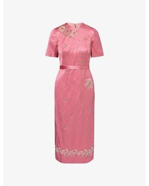 strapless open back dress CASSIA SLIP DRESS main image 0