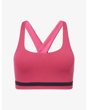 Splits59 Miles Rigor Stretch-Jersey Sports Bra - Pink