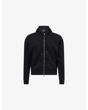 Tom Ford Regular-Fit Kangaroo-Pocket Cotton Hoodie - Black