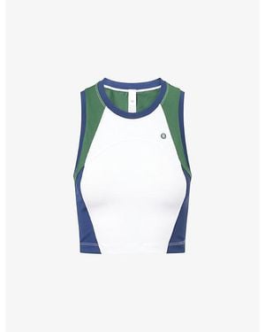 lululemon Court Champ High-Neck Tennis Stretch-Woven Tank Top - Blue