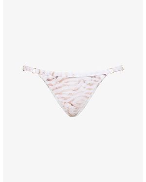 Gracejacob Coconut Brazilian Bikini Bottoms - White