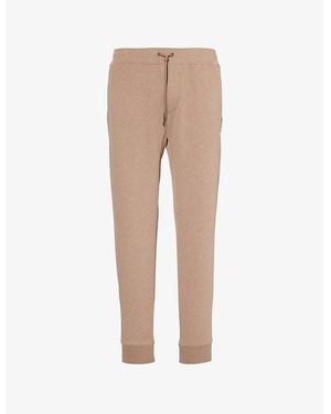 Polo Ralph Lauren Athletic Brand-Embroidery Tapered-Leg Regular-Fit Cotton And Recycled-Polyester Blend Jogging Bottoms - Natural