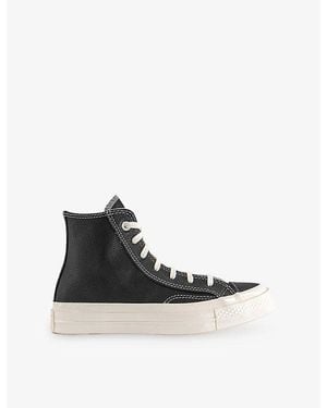 Converse All Star Hi 70 S Perforated Leather Sneakers - Black