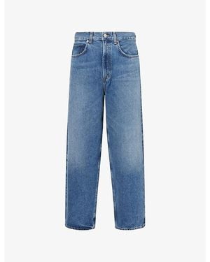 Agolde Deka Tailored Tapered-Leg Denim Jeans - Blue