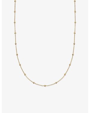 Astley Clarke Aurora 18Ct- Plated Sterling- Station Necklace - Metallic