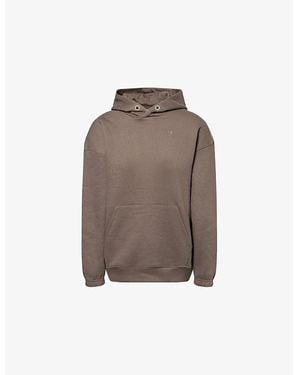 GYMSHARK Rest Day 2.0 Oversized Cotton-Jersey Hoody - Brown