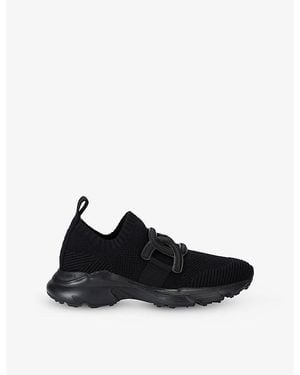 Tod's Sport Run 54C Knitted Low-Top Trainers - Black