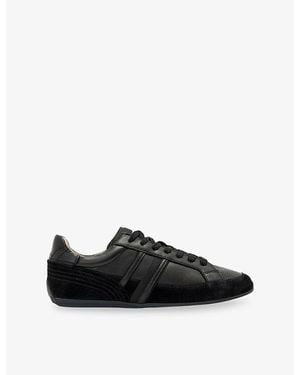 AllSaints Liam Leather And Suede Sneakers - Black