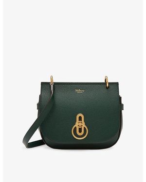 Mulberry Amberley Small Leather Satchel Bag - Green