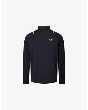 Castore Apex Training Quarter-Zip Stretch-Jersey Top - Blue