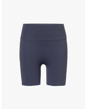 ADANOLA Ultimate High-rise Stretch-woven Short - Blue