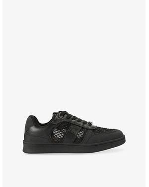 KG by Kurt Geiger Kindred Faux-Leather Low-Top Sneakers - Black