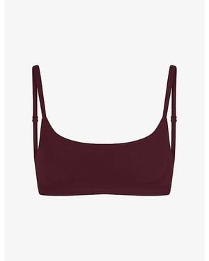 Skims Fits Everybody Scoop Bralette - Purple