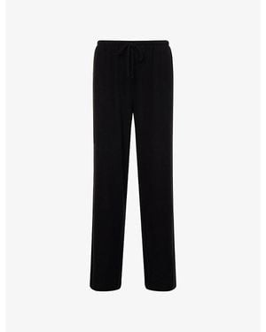 Eberjey Cosy Time Modal-Jersey Lounge Trousers - Black