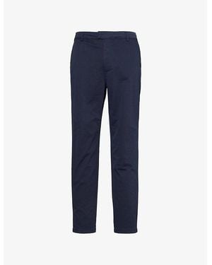 Arne Tailored Straight-Leg Stretch-Cotton Chino Trousers - Blue