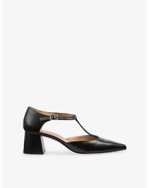 LK Bennett Mikayla Leather Courts - Black