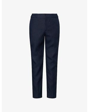Orlebar Brown Cornell Tailored-Fit Italian Linen Trousers - Blue