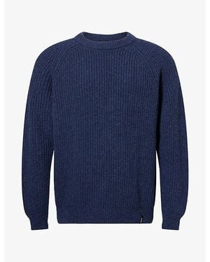 FINISTERRE Mora Knitted Wool Jumper - Blue